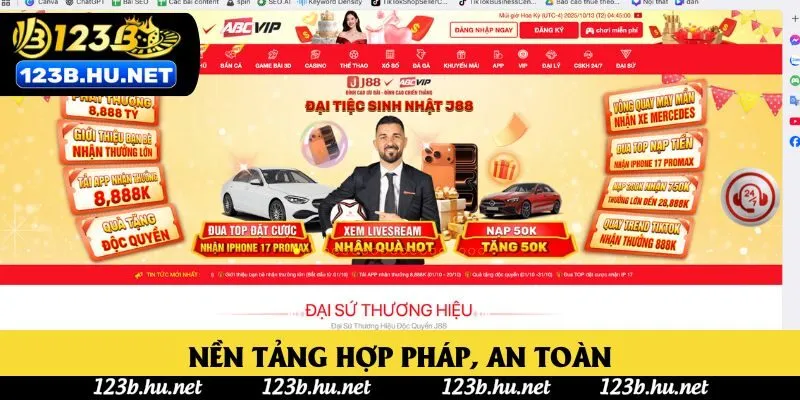 Nền tảng hợp pháp, an toàn Nền tảng hợp pháp, an toàn
