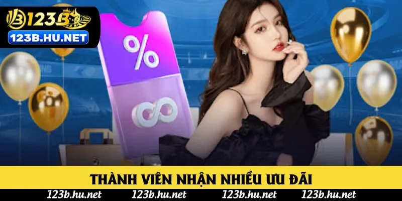 Thành viên nhận nhiều ưu đãi