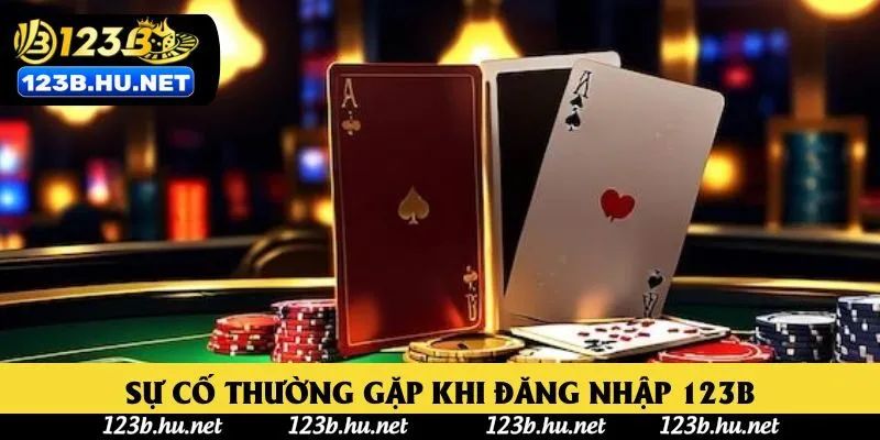 Sự cố thường gặp khi đăng nhập 123B