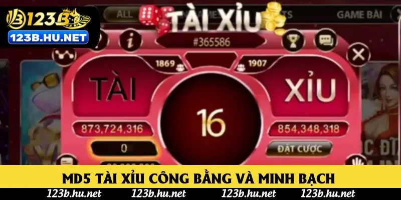 Md5 tài xỉu công bằng và minh bạch Md5 tài xỉu công bằng và minh bạch