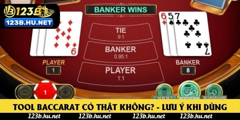 Tool Baccarat có thật không? - Lưu ý khi dùng