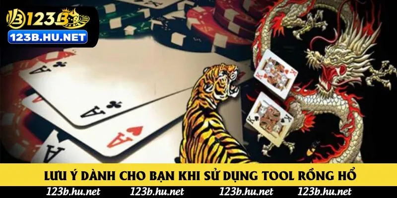 Lưu ý dành cho bạn khi sử dụng tool Rồng Hổ